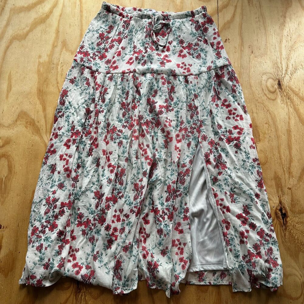 Better / Together Floral Slit Maxi Skirt - XL